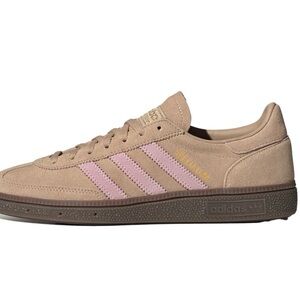 Adidas Women’s Handball Spetzial Sneakers-Warm Sandstone/Pink, and Size 8